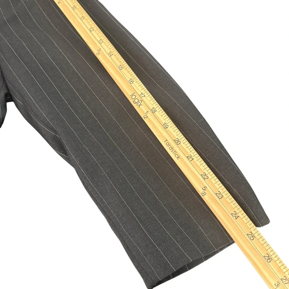 Vitale Barberis Canonico Mens Pinstriped Blazer Suit Jacket Size 50R‎ Super 110s